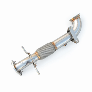 Collecteur d'échappement sport pour Volvo S90 / <span class=keywords><strong>V90</strong></span> 2.0T (T4/T5) 2017-2022 SS304, tuyau d'échappement de performance automobile, amélioration de la puissance - Product Image 3