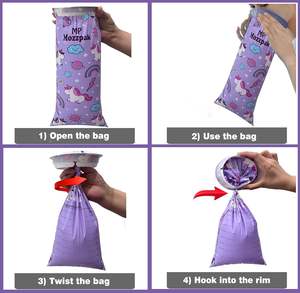 Alivio del Mareo por Movimiento, Bolsas para Vómito a Prueba de Fugas, Desechables, para Viajes en Auto, Aptas para Niños, Paquete de 24, Impresión por Grabado - Product Image 3