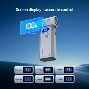Limpiador de polvo de aire comprimido eléctrico personalizable de 120000RPM para <span class=keywords><strong>Pc</strong></span> 150W ventilador Turbo de alta presión 4 engranajes soplador de aire - Product Image 5
