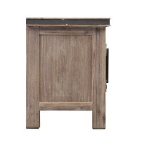 ATLAS Brand Luxury Wooden <b>TV</b> Unit 2 Doors 1 <b>Drawer</b> Oak Classical Living Room Furniture Direct Supply Vietnam Top Home Storage - Product Image 4