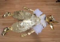 Costumes de fête très vendus, costumes de robot réel, costumes de cosplay pour femmes adultes, costume de lapin en miroir argenté