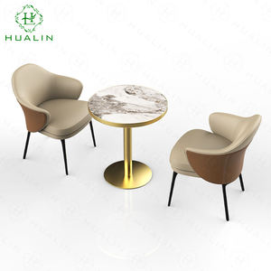 HUALIN Restaurant de Luxe, Ensemble de Tables et de Banquettes en Marbre ; Fabrication de Meubles de Restaurant sur Mesure - Product Image 5