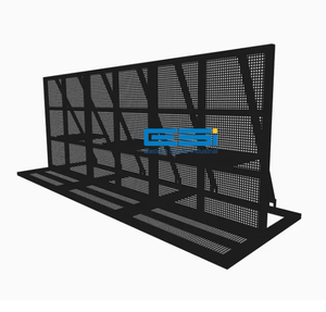 Barreras de multitudes portátiles de grado industrial ESI Áreas de alto tráfico Diseño modular de aluminio Capacidad de carga de 1000kg Instalación rápida - Product Image 1