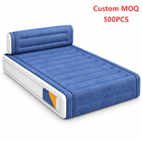 Matelas Gonflable Moderne King Size avec Pompe à Pied Intégrée Personnalisable – Ensemble de Meubles pour Chambre, Camping Intérieur et Utilisation Extérieure