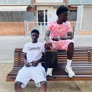 Completo Streetwear con Stampa Sublimatica, Set Due Pezzi Personalizzato, <span class=keywords><strong>Abbigliamento</strong></span> <span class=keywords><strong>Slim</strong></span> <span class=keywords><strong>Fit</strong></span>, Completo Casual da <span class=keywords><strong>Uomo</strong></span> con Pantaloncini e T-shirt, Vendita all'Ingrosso - Product Image 4