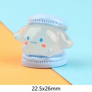 Accesorios para Carcasas de Teléfono Móvil con Cuentas de Resina Acrílica, Diseño de Animales 3D Luminosos, Estilo Macaron, 22.5x26mm - Product Image 4