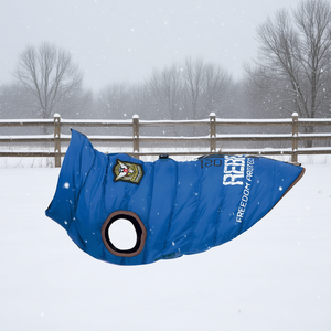 Manteau pour chien Saint-Malo Harness Cape XS 30 cm bleu, veste chaude d'hiver - Product Image 3