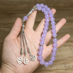 Bracelets de prière en œil de tigre religieux, bracelets en pierre naturelle d'onyx noir et de <span class=keywords><strong>malachite</strong></span>, chapelet musulman, bracelet Misbaha - Product Image 4