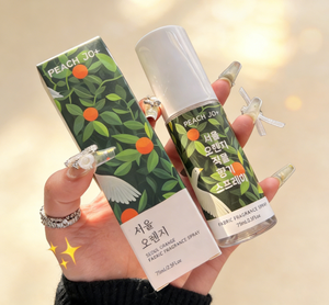 PEACH JO+ Vaporisateur de parfum pour vêtements de style coréen, inspiré des salons, désodorisant et éliminateur d'odeurs, parfum léger unisexe. - Product Image 1