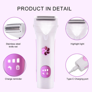 Épilateur électrique à LED pour femmes, rasoir électrique pour l'épilation - Product Image 6