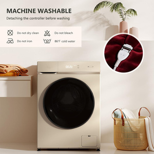 Manta Eléctrica Térmica con <span class=keywords><strong>Apagado</strong></span> Automático de 10 Horas, Manta Calefactora Eléctrica con Peso, Certificación ETL, Calentador de Cama Eléctrico para Invierno - Product Image 4