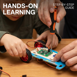 Kit Electrónico de Experimentos Educativos para Niños, Coche de Control Remoto, Juguetes Educativos STEM de Madera para Niños - Product Image 3