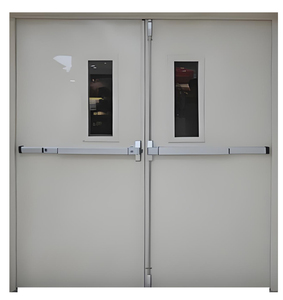 Porte en bois résistant au feu pour salle de classe d'école ignifugée aux normes britanniques Porte en bois coupe-feu pour école personnalisée européenne - Product Image 6