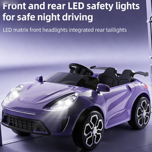 Auto Eléctrico <span class=keywords><strong>para</strong></span> Niños de 2 a 4 Años, Sedán con Tracción en las Cuatro Ruedas, Control Remoto, Unisex, Funciona con Batería, Material Plástico - Product Image 3