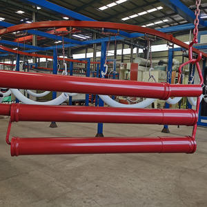 Camion pompe à béton DN125 * 3m 5.5 "résistant à l'usure double paroi soudé livraison tuyau de réduction tuyau de pompe à béton - Product Image 3