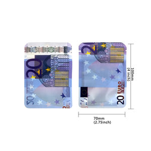 ถุงเงินหลากสีสำหรับใบไม้สีสันสดใสถุงพลาสติกสต็อกกระเป๋าสั่งทำทรงกระเป๋าไมลาร์3.5กรัม - Product Image 2