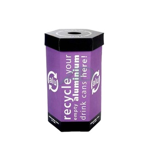 <span class=keywords><strong>Concept</strong></span> de protection de l'environnement bacs à benne basculante en papier recyclé imprimés en couleur bacs de rangement cylindriques publicitaires populaires en carton - Product Image 2