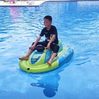 Bateau à moteur électrique gonflable en stock d'usine, pour adultes et enfants, propulsion automatique, PVC écologique, capacité maximale 100 kg, 1 passager