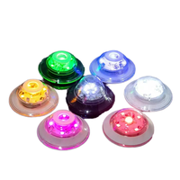 Posavasos con Luz LED de Alta Luminosidad y Logotipo Personalizado, Posavasos para Bebidas con Cambio de Color RGB y 4 Luces LED para Regalo Promocional de Bar