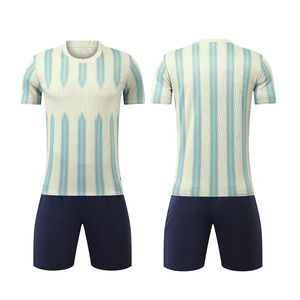 Penjualan laris kaus sepak bola pria musim panas setelan olahraga pemotongan otomatis kaus sepak bola tersublimasi cepat kering anti-bakteri bersirkulasi - Product Image 4