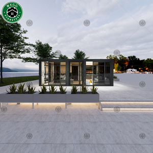 Casas prefabricadas modernas de 3 dormitorios prefabricadas, casas modulares prefabricadas, casa contenedor expandible, casa prefabricada pequeña de 40x40 - Product Image 2