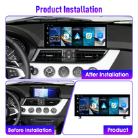 Radio para Auto KUNFINE de 12.3 Pulgadas con Sistema Linux para BMW Z4 2012 2013 2014 2015, Sistema CIC, Reproductor Multimedia, Navegación GPS, Carplay Inalámbrico