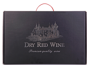 Tùy Chỉnh Mạnh Mẽ Các Tông Sóng 6 Chai Hộp Rượu Vang Với Ngăn - Product Image 4