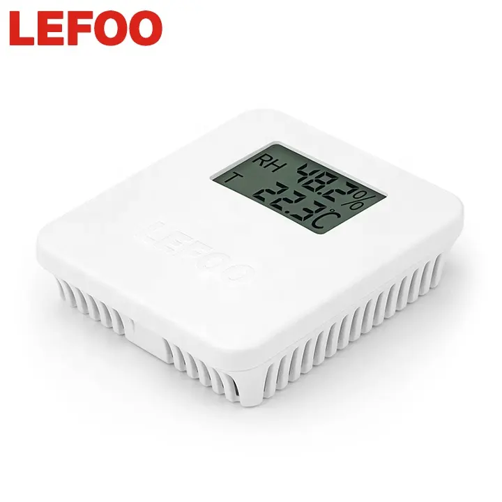 LEFOO Measuring Air Temp and Moisture Temperature and Humidity Sensor Transmitter with display and rtd