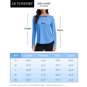 Chemises d'entraînement pour femmes UPF 50 + <span class=keywords><strong>chemisier</strong></span> à manches longues pour Yoga <span class=keywords><strong>randonnée</strong></span> hauts léger séchage rapide Protection UV extérieur personnalisé OED - Product Image 6