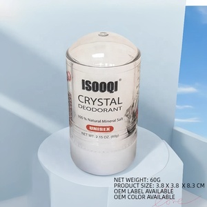 Magicare ISOOQI 60G Cristal <span class=keywords><strong>D</strong></span>éodorant <span class=keywords><strong>Alun</strong></span> Stick Potassium <span class=keywords><strong>Alun</strong></span> Block Anti-Transpirant <span class=keywords><strong>Pierre</strong></span> 100% Sel Minéral Naturel <span class=keywords><strong>Aisselles</strong></span> - Product Image 2