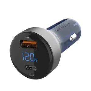 רוזנות כפולה usb פ"ד מהיר מטען טעינה QC3.0 מתאם עבור מיקרו USB C כבל טלפון מטען