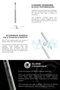 LULA Cadeaus voor Hem en Haar Topkwaliteit Tandheelkundige Elektronische Apparatuur Thuis Reizen Ultrasone Sonic Verzorging Elektrische Tandenborstel - Product Image 5
