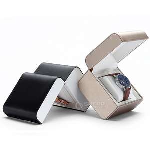 Boîte à montre en plastique imprimée de luxe Shero Factory, logo personnalisé, boîte à montre en cuir, boîte cadeau personnalisée, boîte de rangement pour montres - Product Image 5