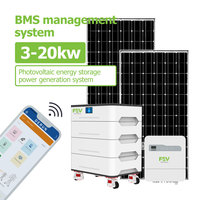 Onduleur tout-en-un 51.2V 15KWh LiFePO4 Lithium Stockage d'énergie domestique IP65 empilable CAN Communication
