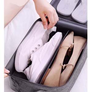 Wholesale Large Capacity Travel Daily Use Shoe Bag Zipper Mesh <b>Pouch</b> Handle Waterproof Shoe Bag Durable Multi-Use Shoe Bag - Product Image 6