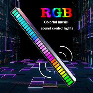 ไฟ LED สร้างบรรยากาศแบบรับเสียง 4W 32-bit RGB ควบคุมด้วยเสียงเพลง สำหรับตกแต่งคอมพิวเตอร์ บ้าน รถยนต์ - Product Image 1