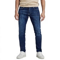 Jeans décontractés taille haute stretch coupe droite respirants imprimés délavés mi-bleus grande taille pour l'automne/le printemps – Vente en gros