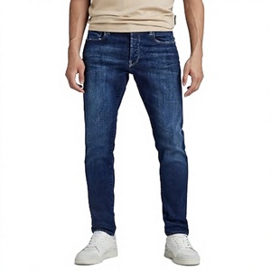AeeDenim - Jeans Casuales de Pierna Recta, Tallas Grandes, Transpirables, Estampados, Lavado Medio, Elásticos, Estilo Urbano, para Otoño/Primavera - Product Image 4