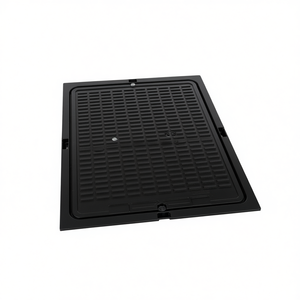 Ttake Nitrile <b>Rubber</b> Protective Manhole Cover 120x120cm Black Durable Waterproof For Outdoor Use - Product Image 2