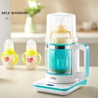 Bouilloire pour bébé avec cuiseur à vapeur et stérilisateur avec sèche-linge, bouilloire intelligente, sac chauffant, bouteille de lait, chauffe-verre électrique CN;GUA