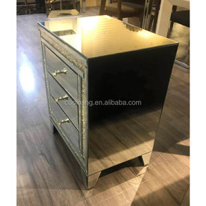 مرآة فرنسية لغرفة المعيشة, مرآة بجوار السرير مع 3 أدراج - Product Image 2