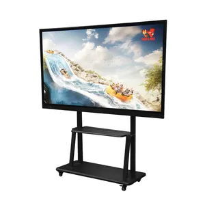 55 Inch Office Meeeting Interactive Board Computer i3 System Touch Smart Interactive Screens For Education