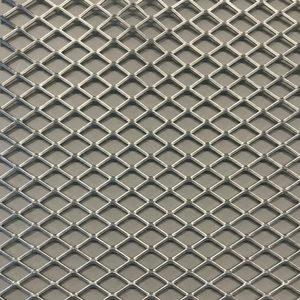 Tôle métallique perforée en acier galvanisé à motif losange, panneau de maille losangée galvanisée, revêtement en zinc - Product Image 1