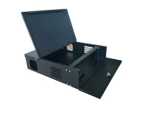 JAMANET China Manufacturer 19inch DVR VCR NVR CCTV Security Lock Box Steel Lockbox Safe Case Network Cabinet Server Drawer