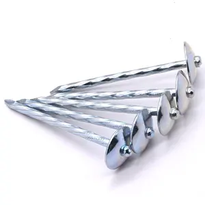 Factory price zinc plating roof nails making machine roofing nails