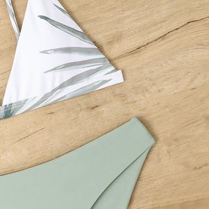 ชุดบิกินี่เซ็กซี่แบบสายผูกสำหรับผู้หญิง ดีไซน์ลายทางแบบกำหนดเอง ชุดว่ายน้ำหรูหรา 2 ชิ้น ชุดชายหาดขนาดเล็ก คุณภาพสูง - Product Image 4