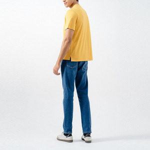 เสื้อยืดผู้ชายผ้าซุปเปอร์ซอฟท์ ระบายความชื้น ทรงปกติ สไตล์ลำลอง สีพื้น ขายดีที่สุด เหมาะสำหรับใส่กลางแจ้งในฤดูร้อน - Product Image 3