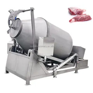 Meat Food Processing Factory Sausage Ham Seasoner Fish Pork Meat Vacuum Tumbler Machine
