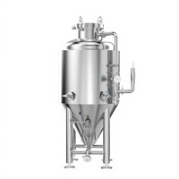 Cuve de Fermentation Conique Pressurisée Isolée 3BBL Unitank en Acier Inoxydable SUS304 avec Enveloppe de Refroidissement au Glycol