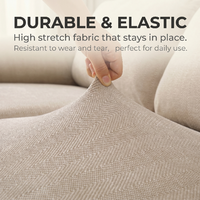 Funda Elástica para Sofá Reclinable, Moderna, Jacquard, Antideslizante, Lavable, Resistente a Arañazos de Gato, para las Cuatro Estaciones